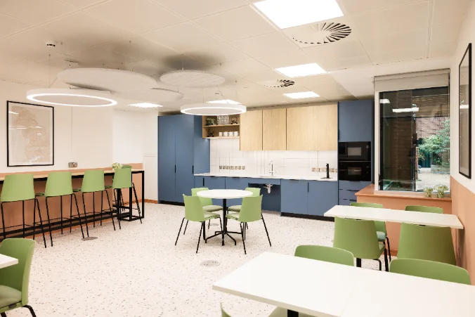 Roof terrace and meeting rooms