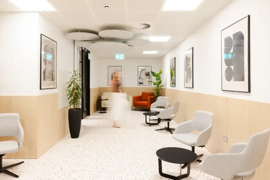 Roof terrace and meeting rooms