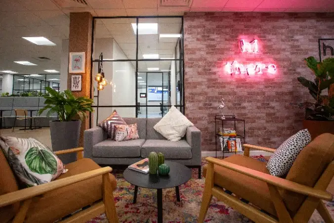 Riverside reception and lounge