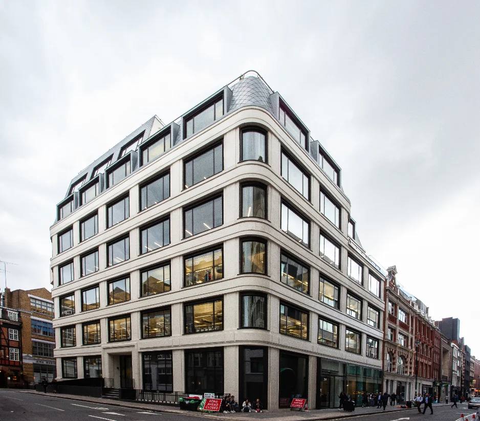 Roof terrace and meeting rooms